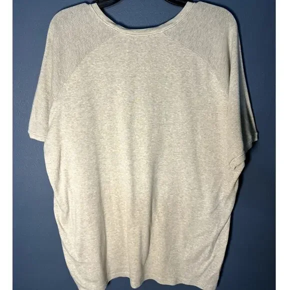 A|X Armani Exchange Men's Tan Crew Neck Short Sleeve 100% Cotton Shirt Size XL - Picture 2 of 8